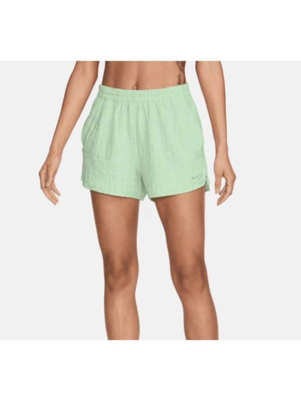 Nike Swim Women's Retro Flow Cover-Up Shorts Mint Green NESSE329-338 XL New w/Ta